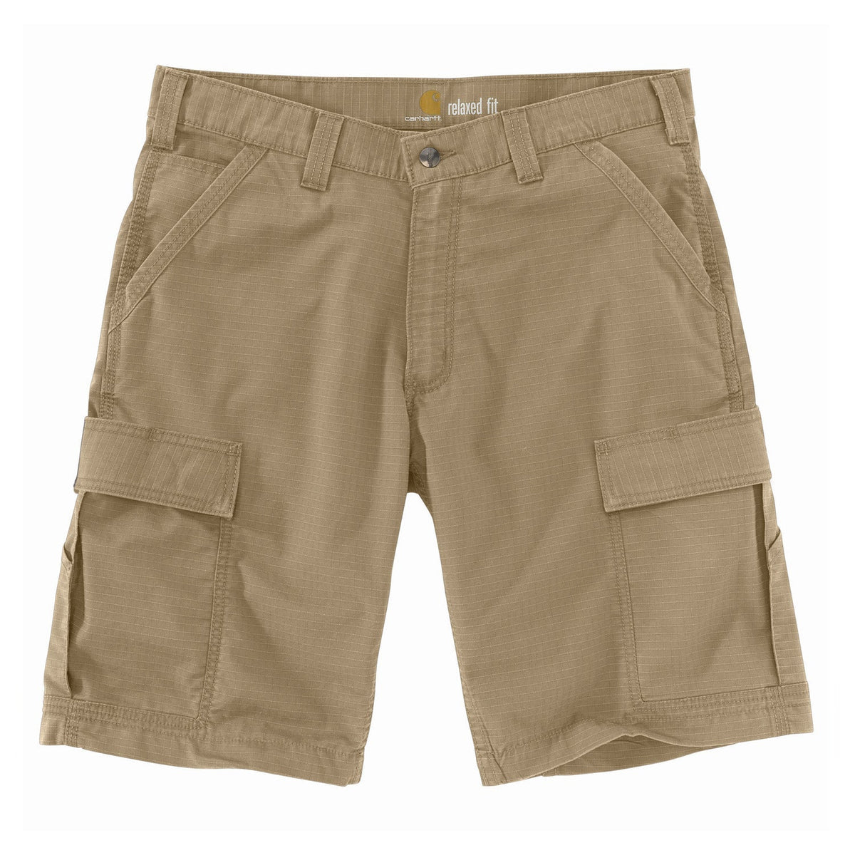 Carhartt Men's Force® Relaxed Fit Ripstop Cargo Work Short Shorts Carhartt Dark Khaki 30