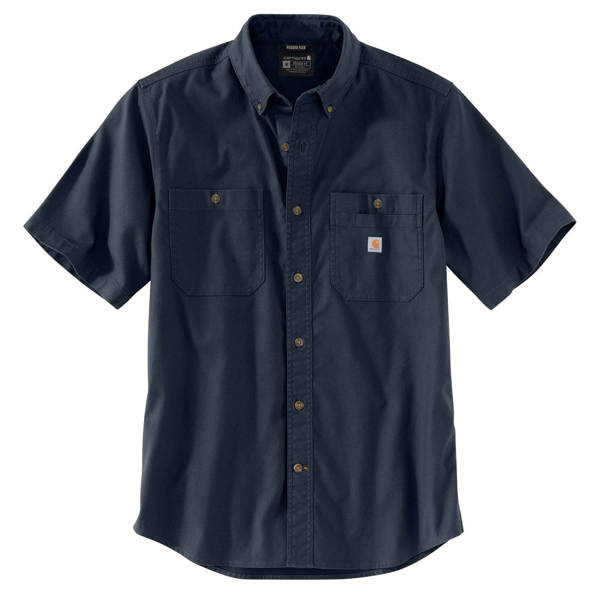 Carhartt Men's Rugged Flex® Relaxed Fit Midweight Canvas Work Shirt Work Shirts Carhartt