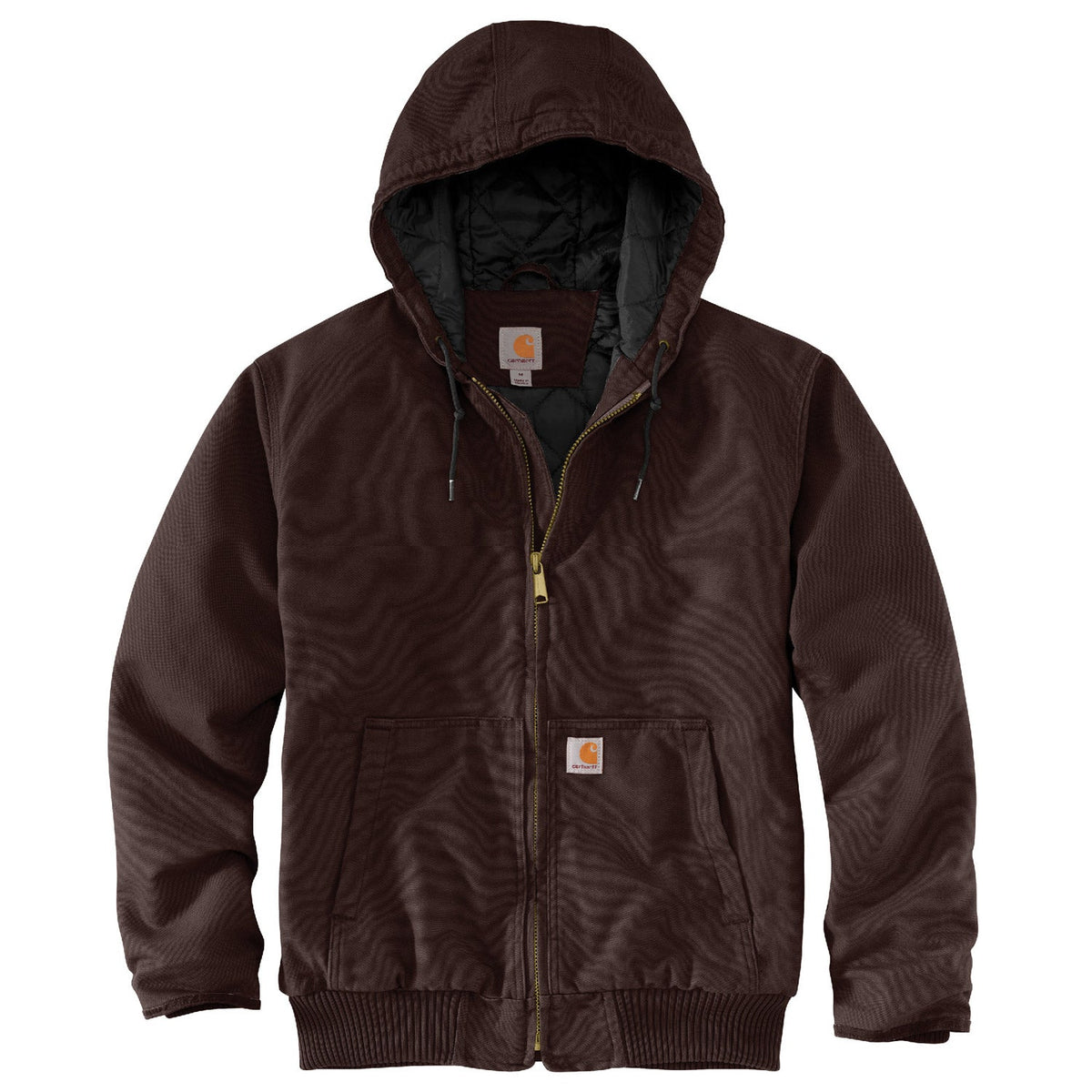 Carhartt Men's Loose Fit Washed Duck Insulated Active Jac-3 Jacket Jackets & Coats Carhartt