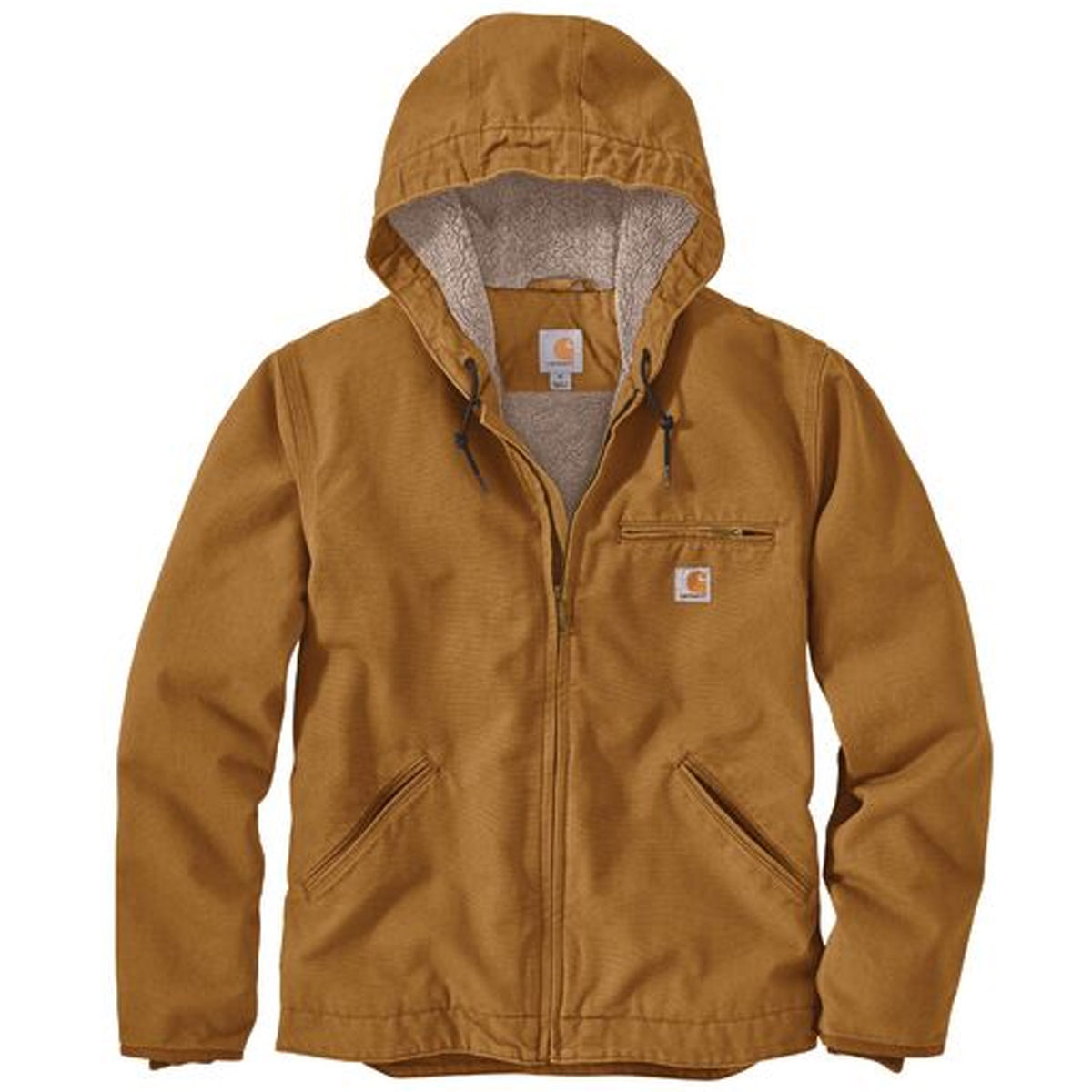 Carhartt Men&#39;s Heavyweight Duck Sherpa-Lined Jacket - Work World - Workwear, Work Boots, Safety Gear