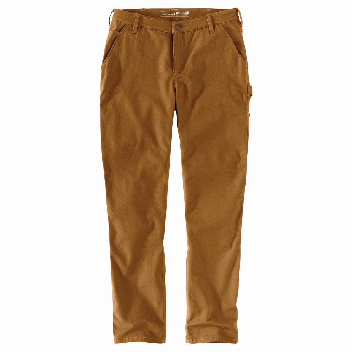 Carhartt Women&#39;s Rugged Flex® Relaxed Fit Canvas Work Pant_Carhartt Brown - Work World - Workwear, Work Boots, Safety Gear