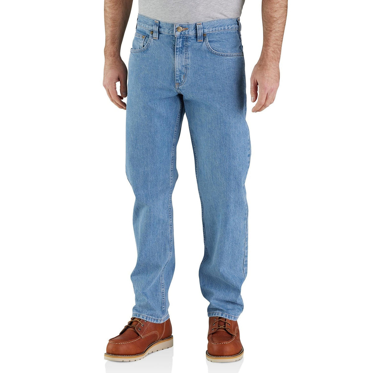 Carhartt Men's Relaxed Fit Straight Leg 5-Pocket Jean Pants Carhartt Cove 29 32 Inseam