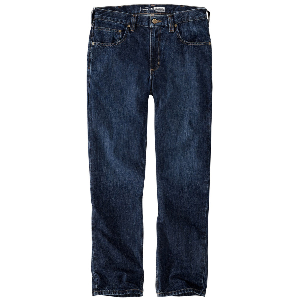 Carhartt Men's Relaxed Fit Straight Leg 5-Pocket Jean Pants Carhartt Deep Creek 28 30 Inseam