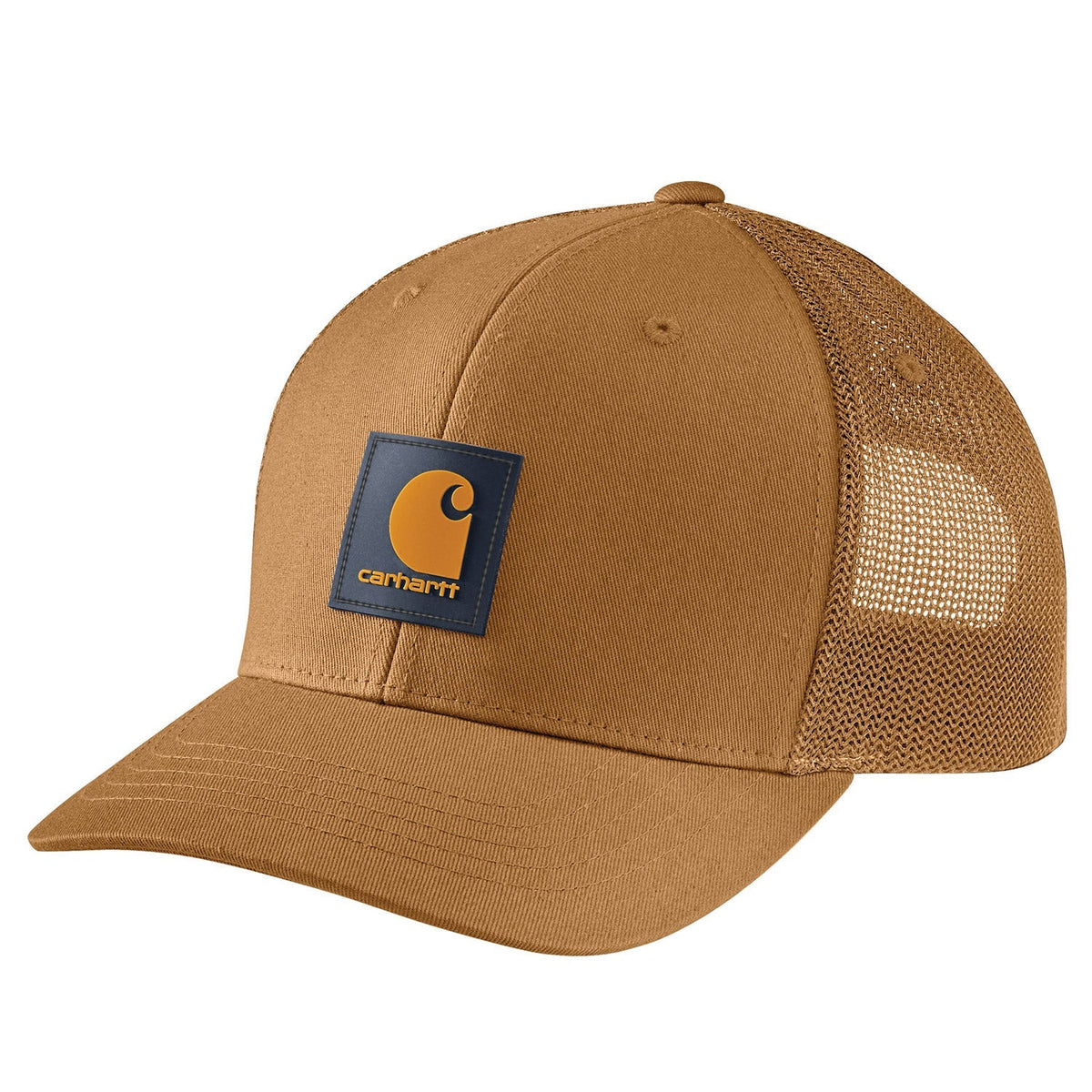 Carhartt Rugged Flex Logo Patch Cap Hats & Caps Carhartt Carhartt Brown/Honeycomb OS