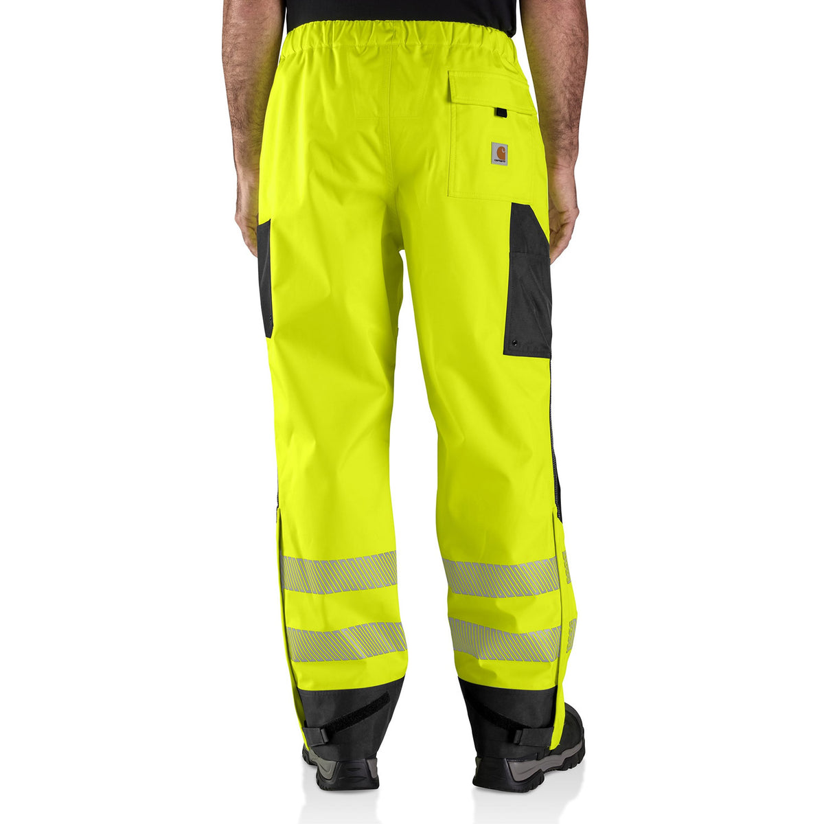 Carhartt Men&#39;s Storm Defender Class E Waterproof Hi-Vis Double-Front Pant - Work World - Workwear, Work Boots, Safety Gear