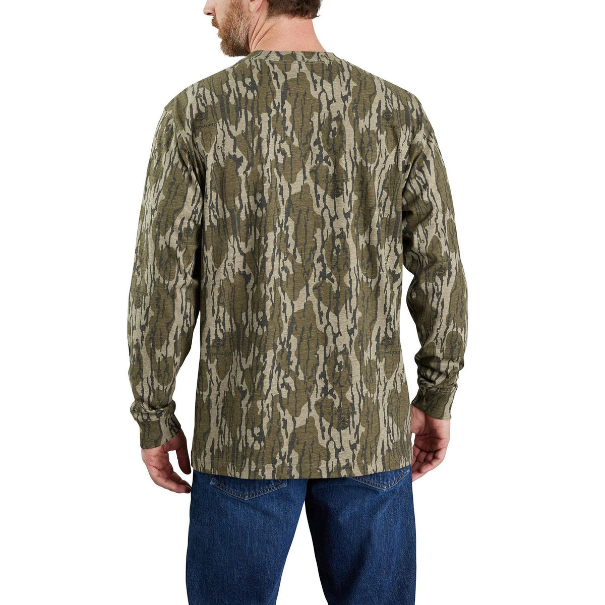 Carhartt Men's Loose Fit Camo Graphic Long Sleeve T-Shirt Long Sleeve T-Shirts Carhartt
