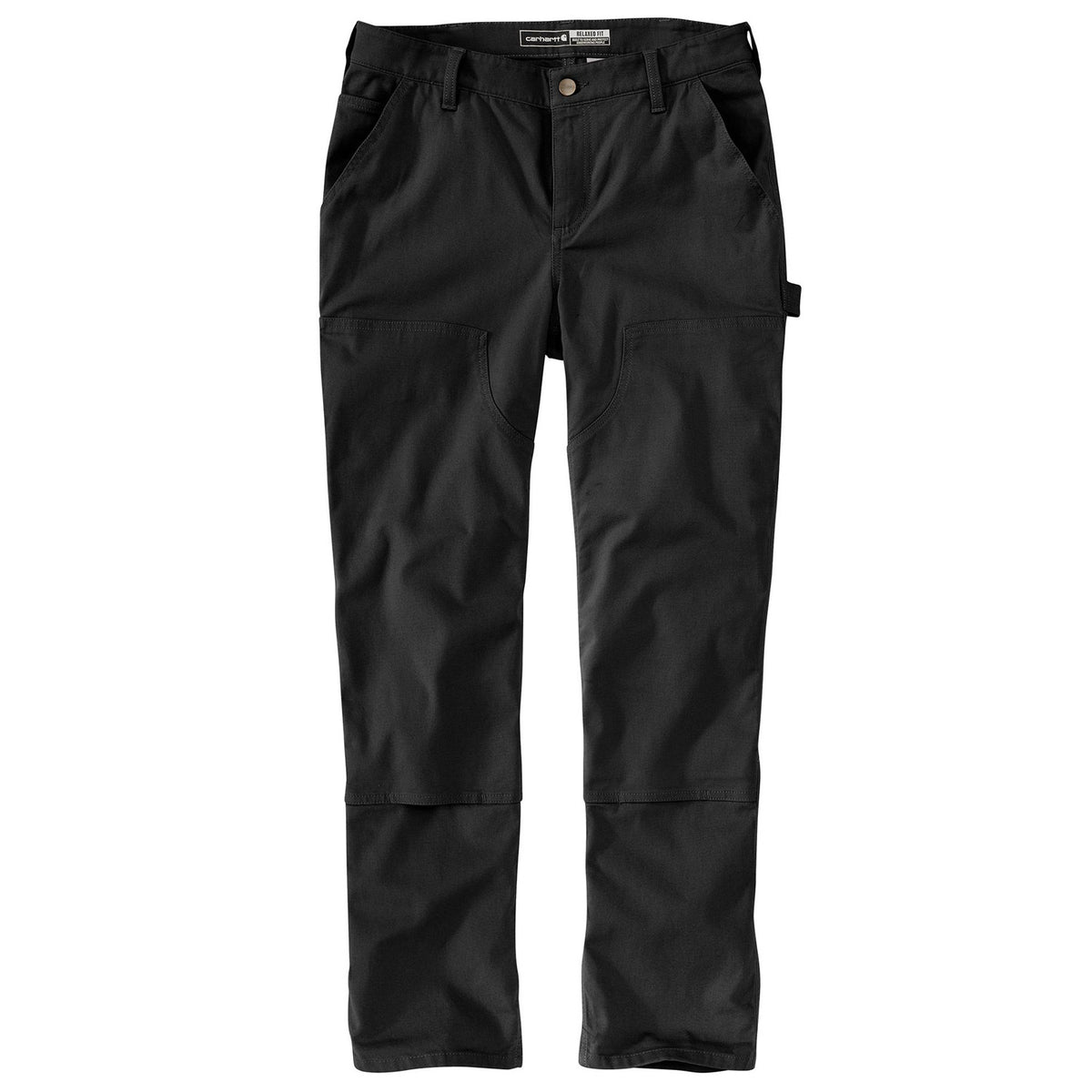 Carhartt Women&#39;s Rugged Flex® Double-Front Canvas Pant_Black - Work World - Workwear, Work Boots, Safety Gear