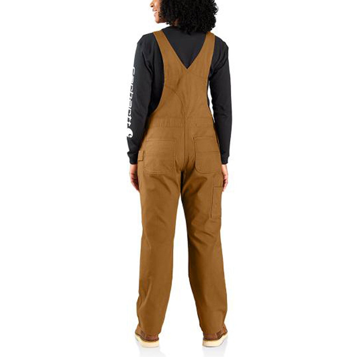 Carhartt Women's Rugged Flex® Double-Front Canvas Bib Bibs & Overalls Carhartt