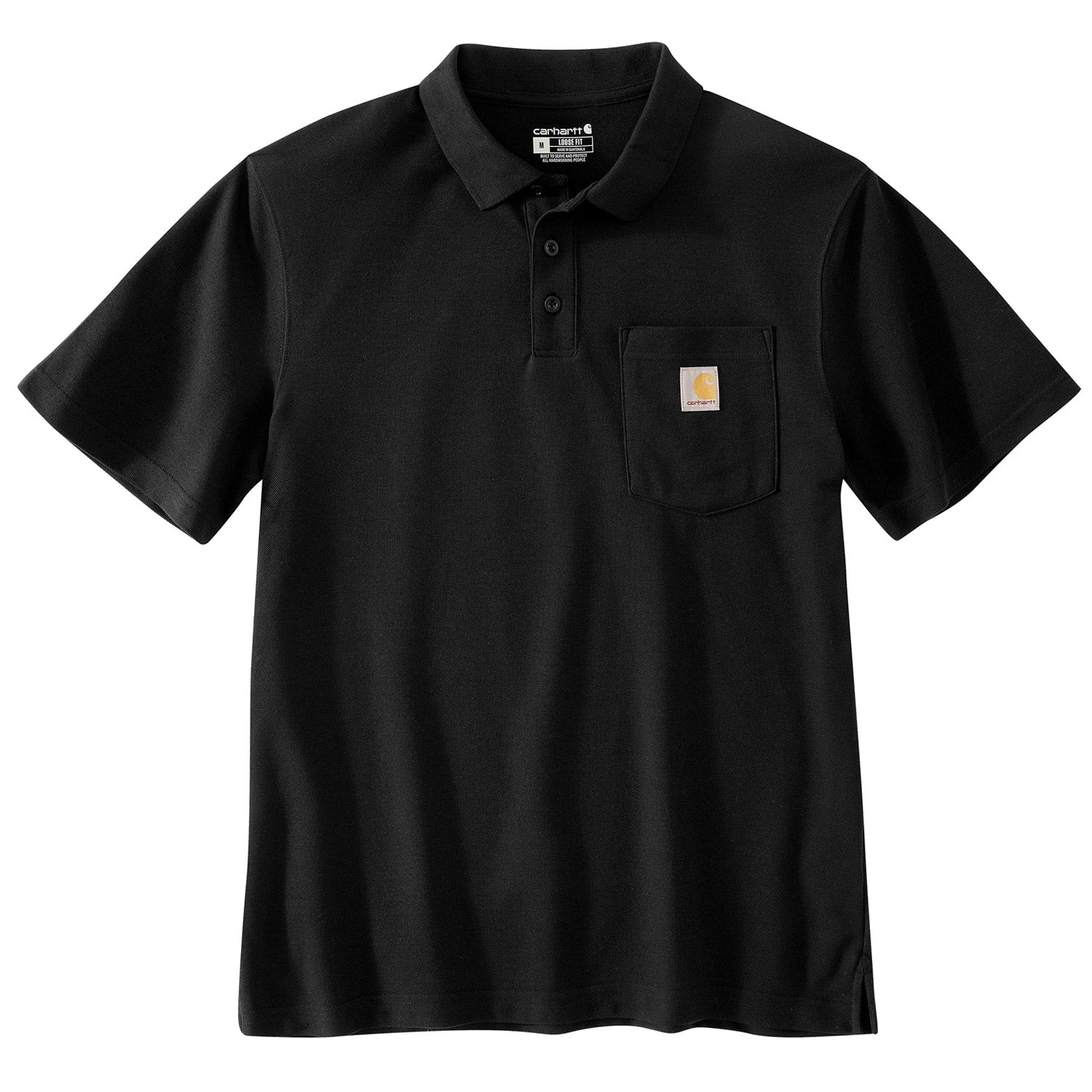 Carhartt Men's Loose Fit Midweight Pocket Short Sleeve Polo Shirt - Work World - Workwear, Work Boots, Safety Gear