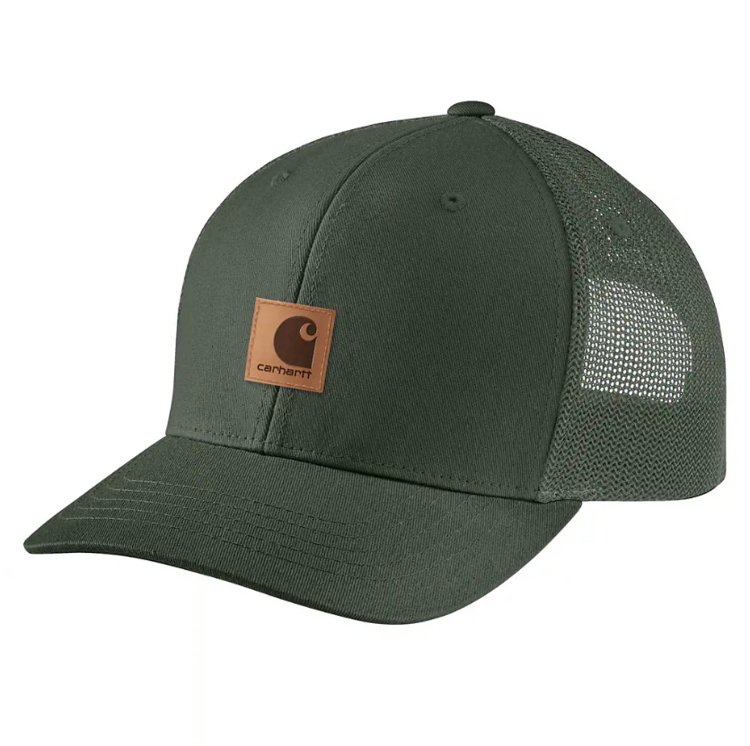 Carhartt Oakland Washed Duck Mesh-Back Cap Hats & Caps Carhartt Forestry Green OS