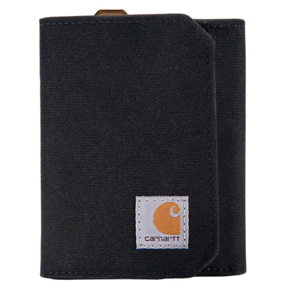 Carhartt Men's Nylon Duck RFID Logo Trifold Wallet Wallets Carhartt Black OS