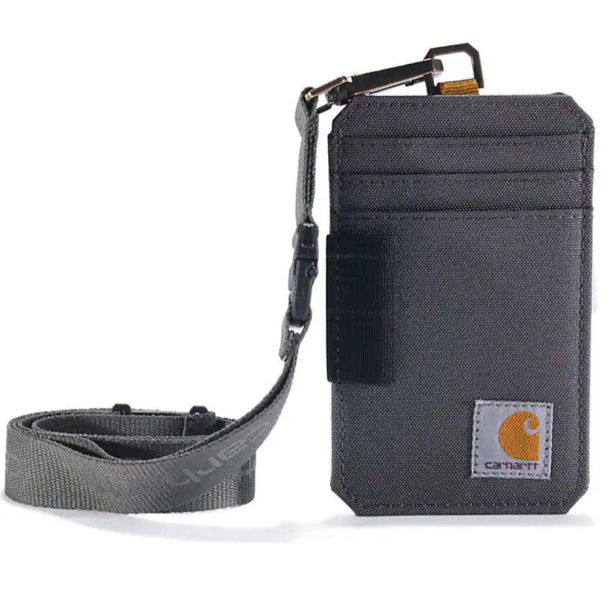Carhartt Nylon Duck Water Resistant ID Holder + Lanyard Gadgets Carhartt Gravel OS