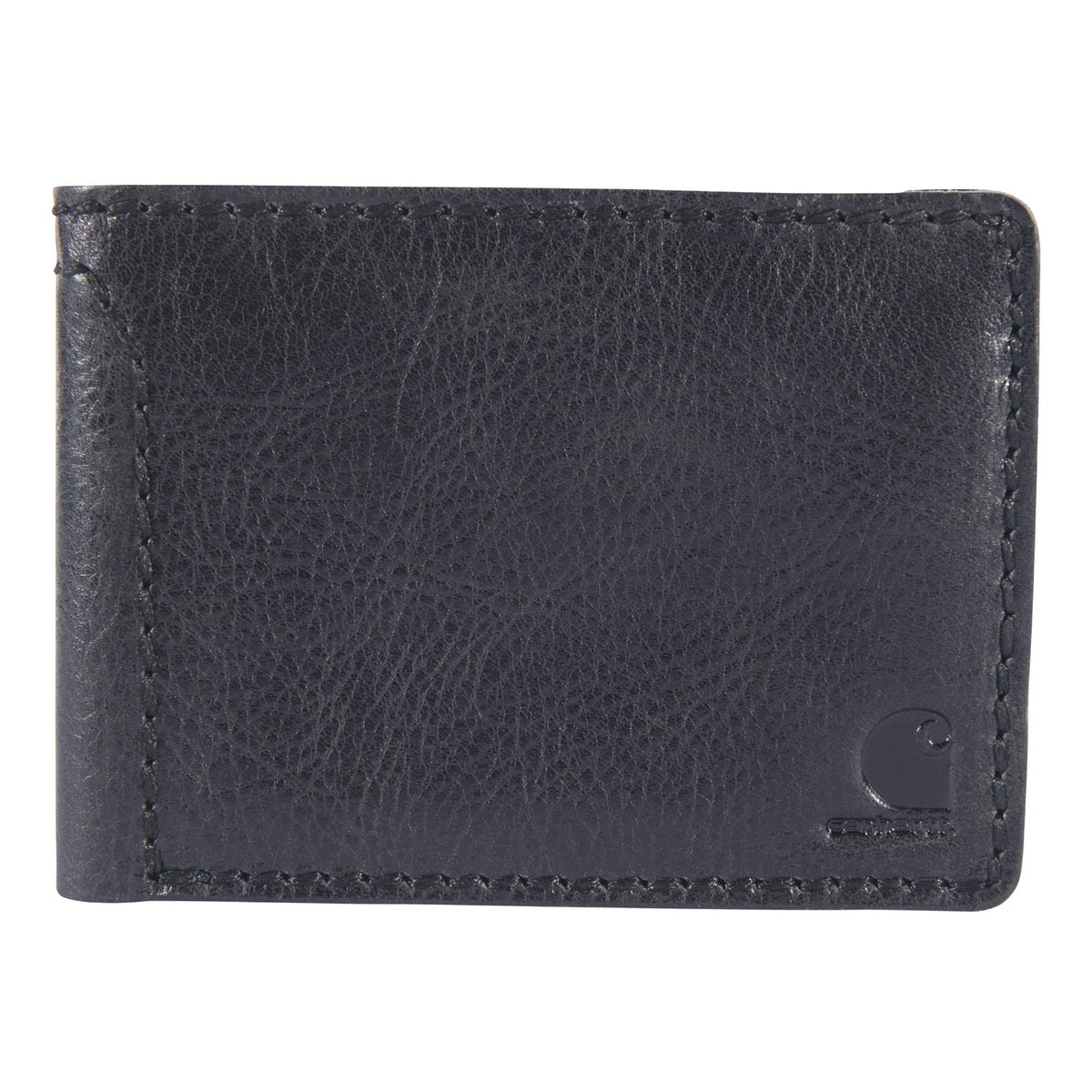 Carhartt Men's Patina Leather Bifold Wallet Wallets Carhartt Black OS