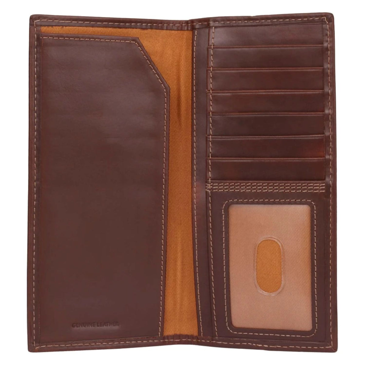 Carhartt Men's Leather Triple Stitched Rodeo Wallet