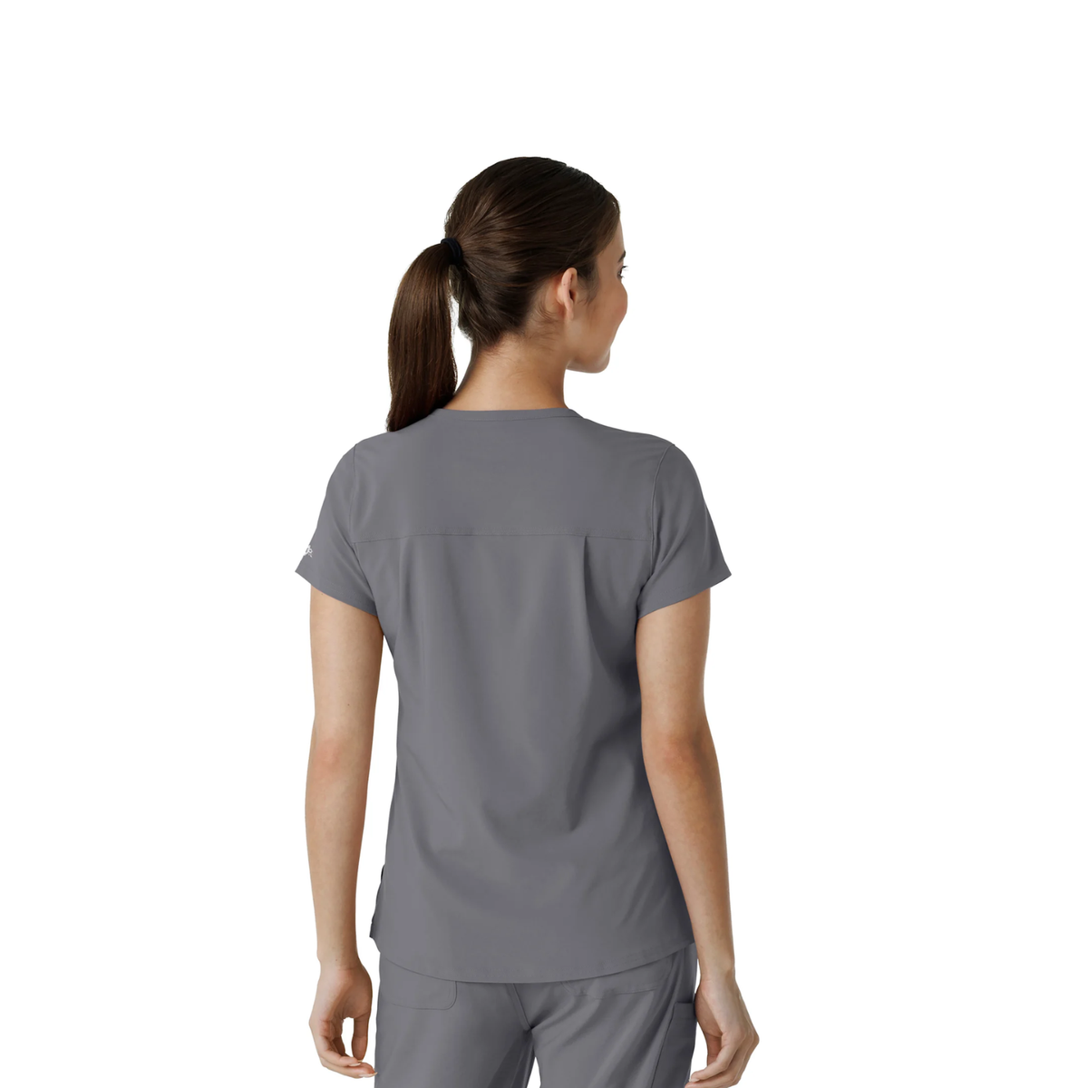 Carhartt Women's Force Cross Flex Tuck-In Scrub Top Scrubs Carhartt