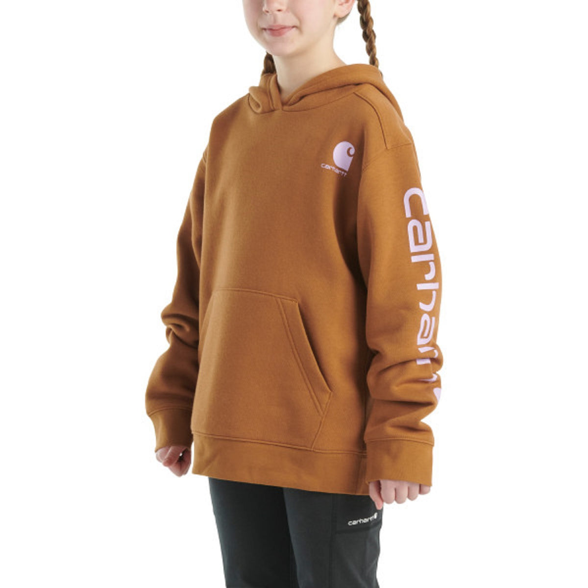 Carhartt Girls&#39; Logo Graphic Hooded Sweatshirt - Work World - Workwear, Work Boots, Safety Gear