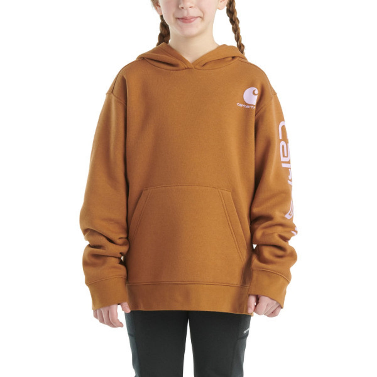 Carhartt Girls&#39; Logo Graphic Hooded Sweatshirt - Work World - Workwear, Work Boots, Safety Gear