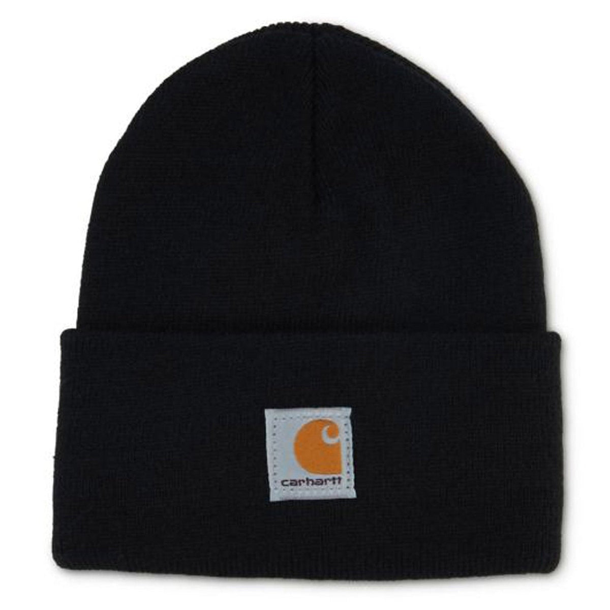 Carhartt Kids' Acrylic Rib-Knit Watch Hat Hats & Caps Carhartt Caviar Black Child/Youth
