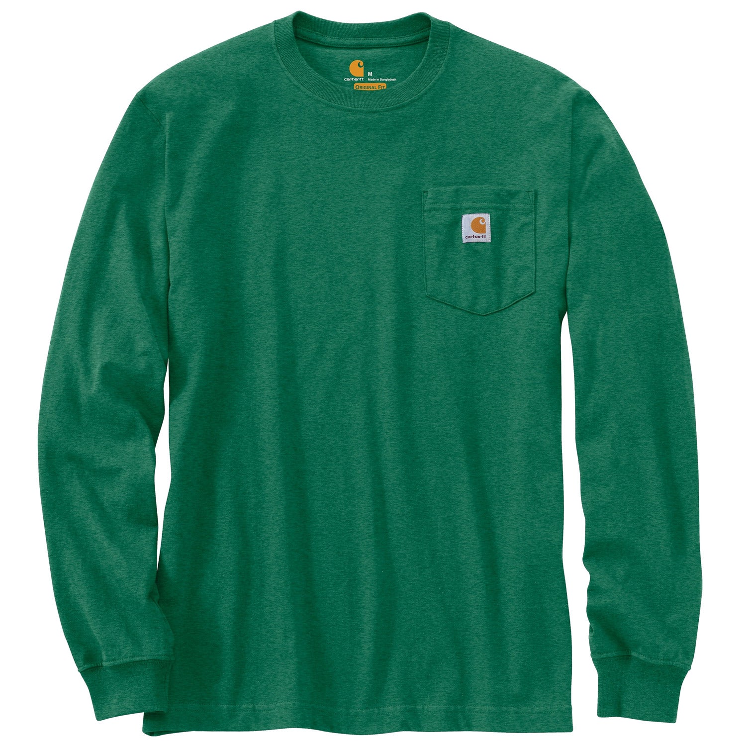 Carhartt Men's Long Sleeve Pocket T-Shirt_North Woods Heather - Work World - Workwear, Work Boots, Safety Gear