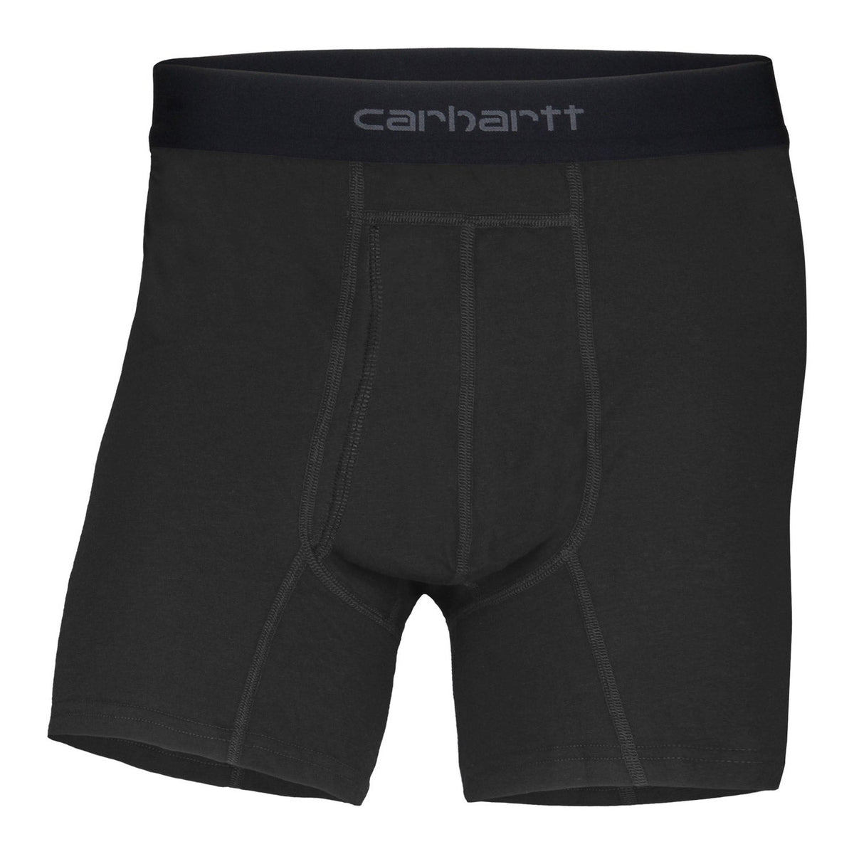 Carhartt Men's 5" Basic Boxer Brief 2-Pack Thermals & Underwear Carhartt Black 2XL
