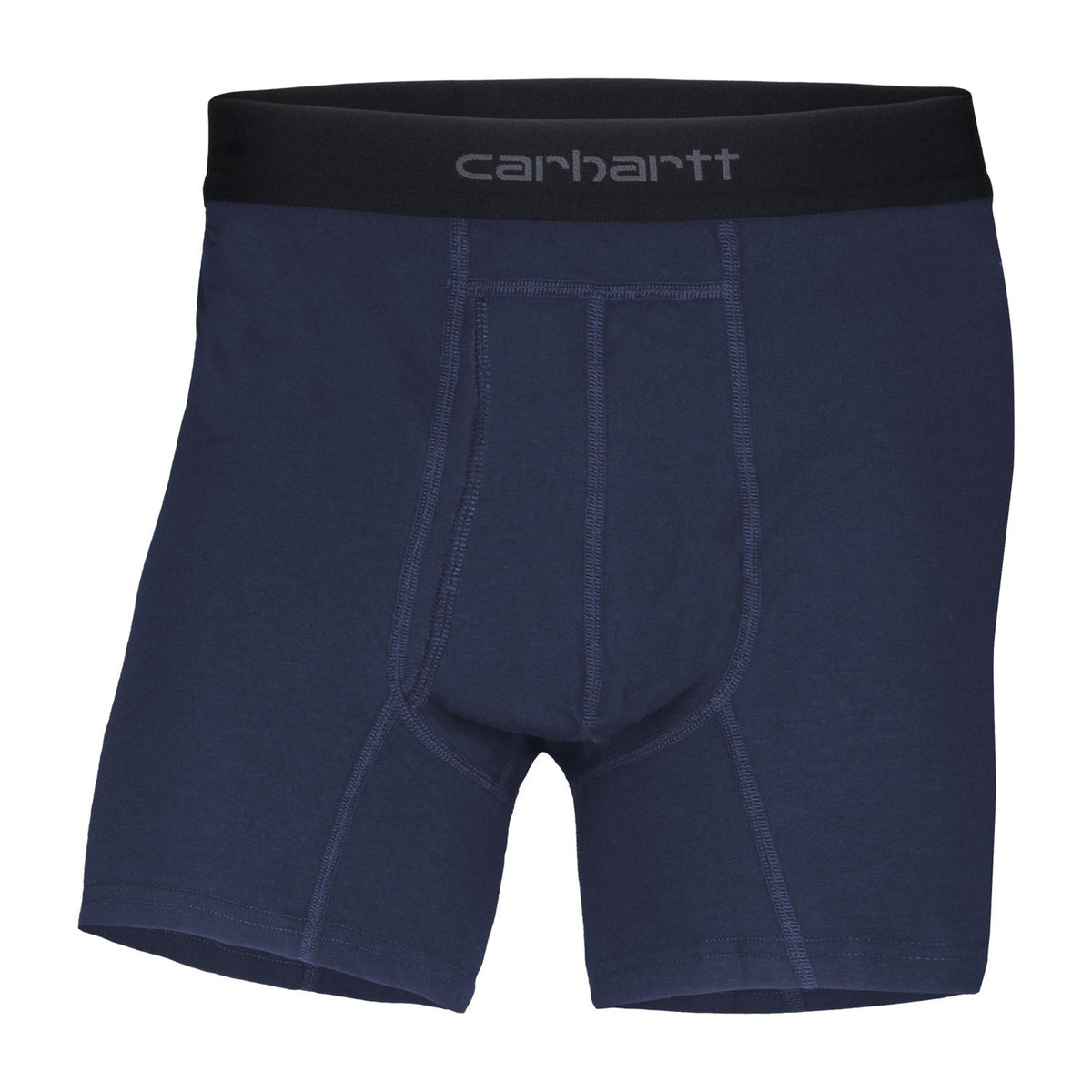 Carhartt Men's 5" Basic Boxer Brief 2-Pack Thermals & Underwear Carhartt Navy 2XL