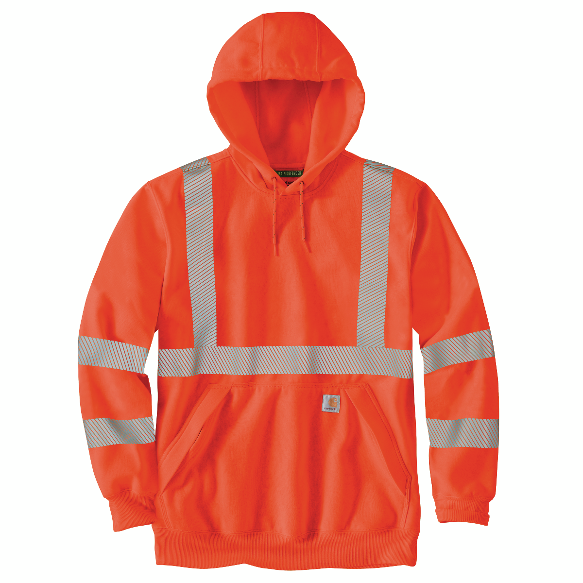 Carhartt Men's Hi-Vis Rain Defender Class 3 Sweatshirt Sweatshirts & Hoodies Carhartt