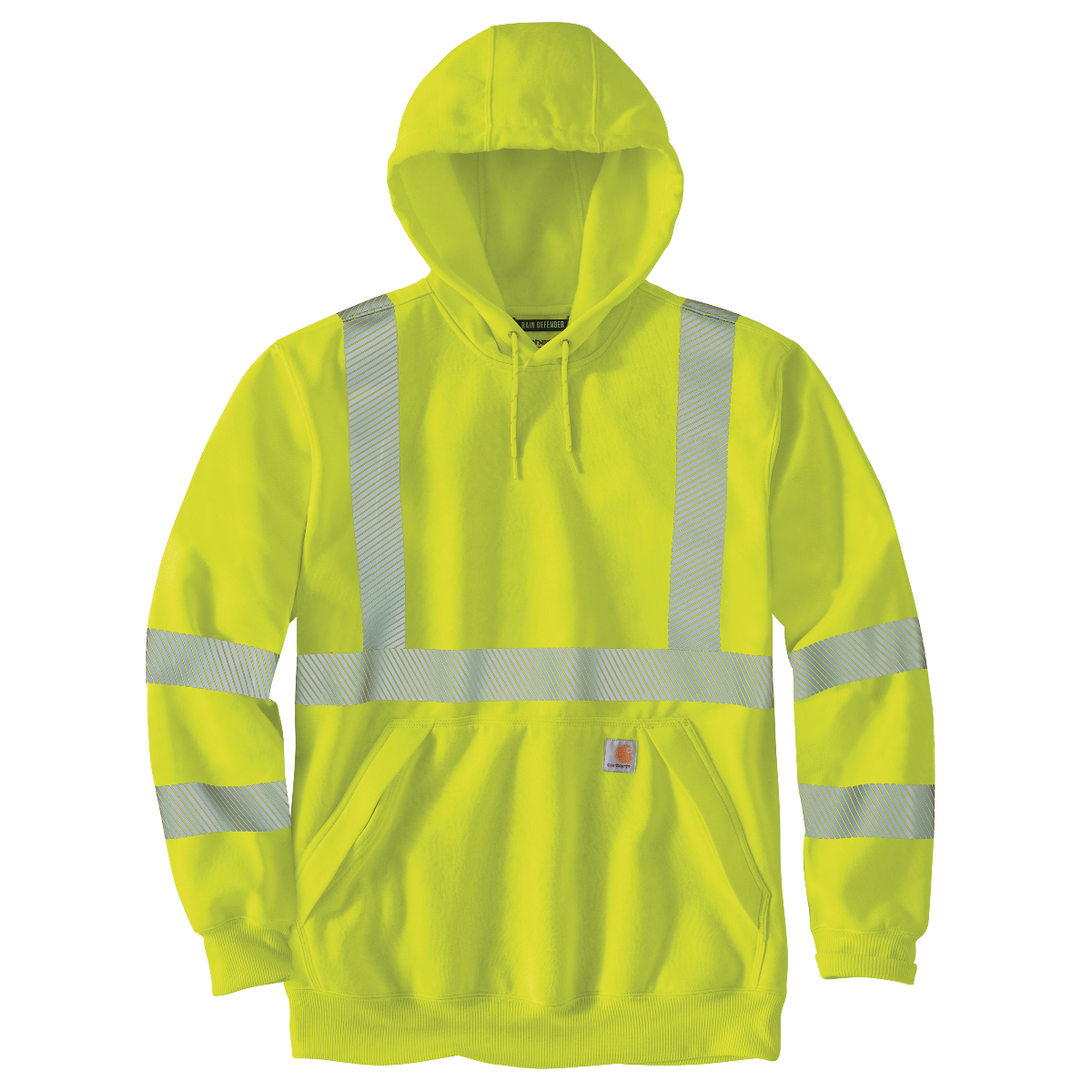Carhartt Men's Hi-Vis Rain Defender Class 3 Sweatshirt Sweatshirts & Hoodies Carhartt