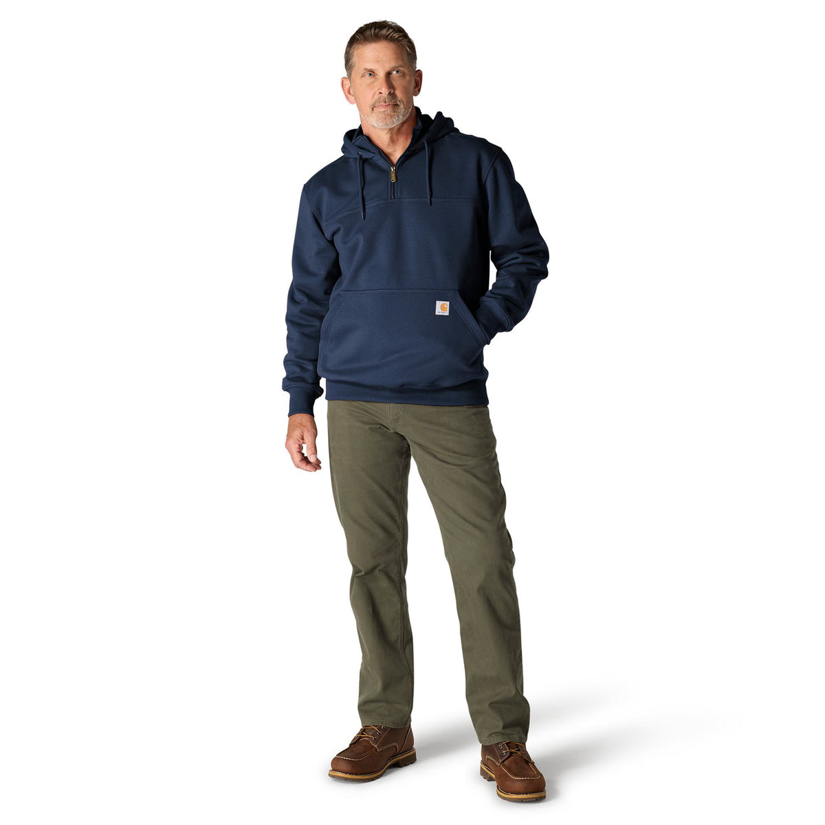 Carhartt Men's Rain Defender® Loose Fit Heavyweight Quarter-Zip Sweatshirt Sweatshirts & Hoodies Carhartt