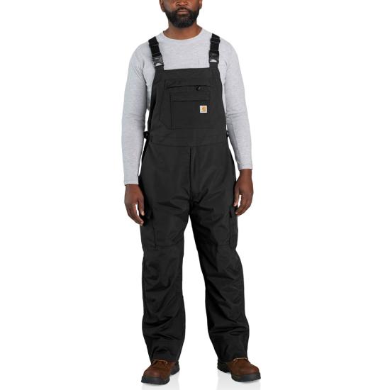 Carhartt Men's Storm Defender® Heavyweight Bib Overall Bibs & Overalls Carhartt Black 2XL Reg