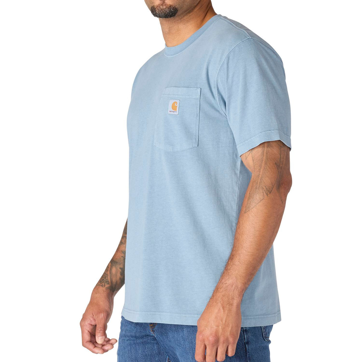 Carhartt Men's Re-Engineered Garment Dyed Pocket Short Sleeve T-Shirt- - Work World - Workwear, Work Boots, Safety Gear
