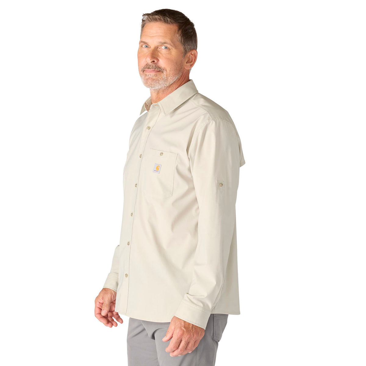Carhartt Men's Force Sun Defender™ Woven Relaxed Long Sleeve Shirt Work Shirts Carhartt