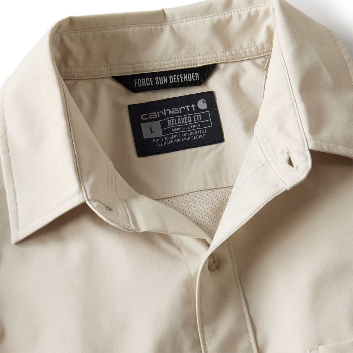 Carhartt Men's Force Sun Defender™ Woven Relaxed Long Sleeve Shirt Work Shirts Carhartt