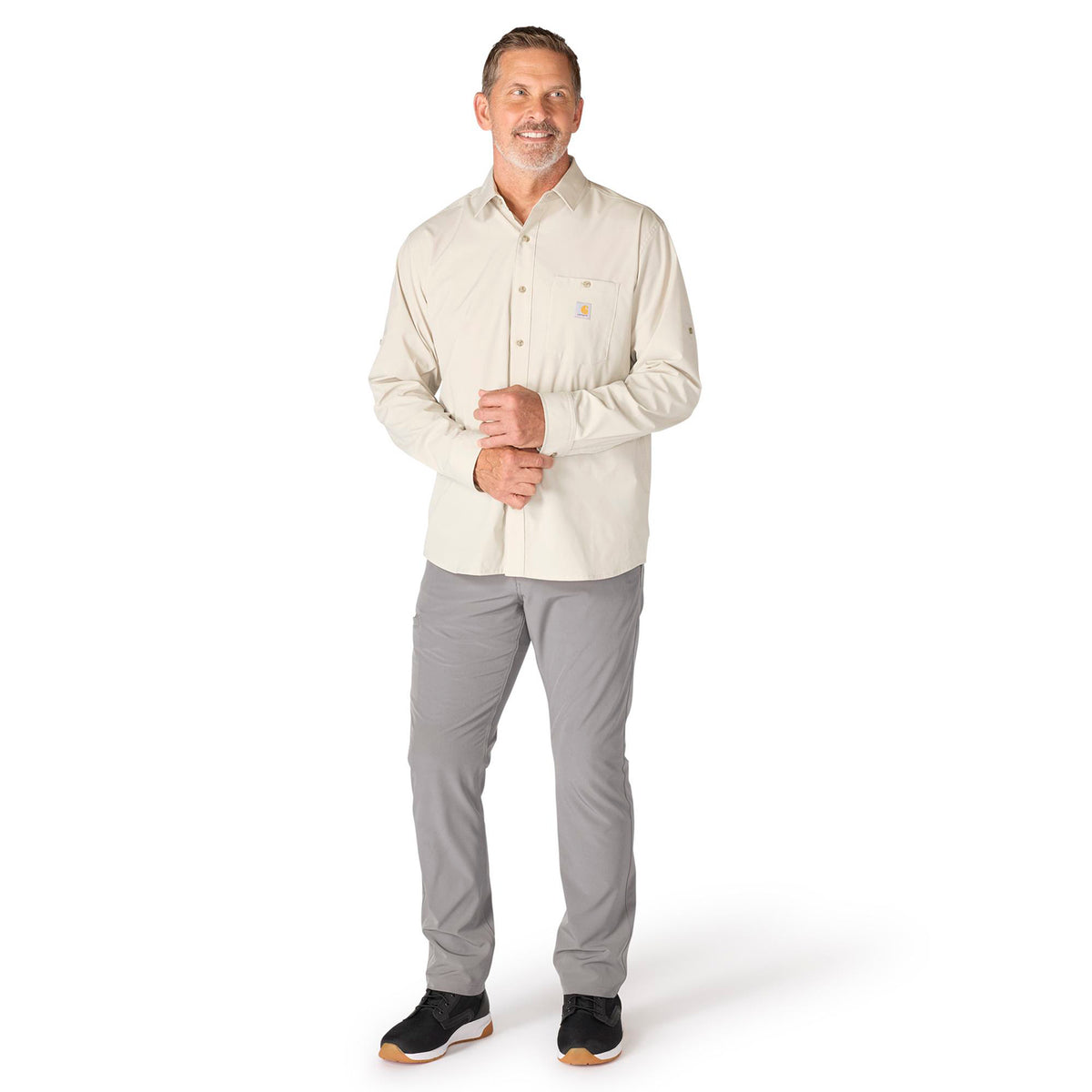 Carhartt Men's Force Sun Defender™ Woven Relaxed Long Sleeve Shirt Work Shirts Carhartt