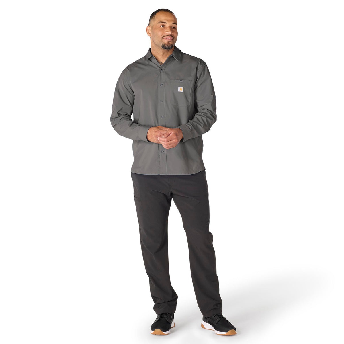 Carhartt Men's Force Sun Defender™ Woven Relaxed Long Sleeve Shirt - Work World - Workwear, Work Boots, Safety Gear