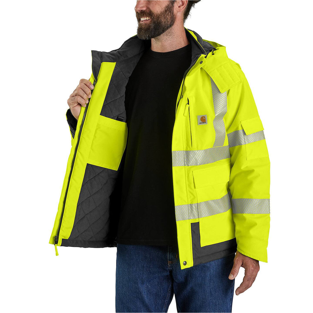 Carhartt Men's HV Sherwood Class 3 Jacket