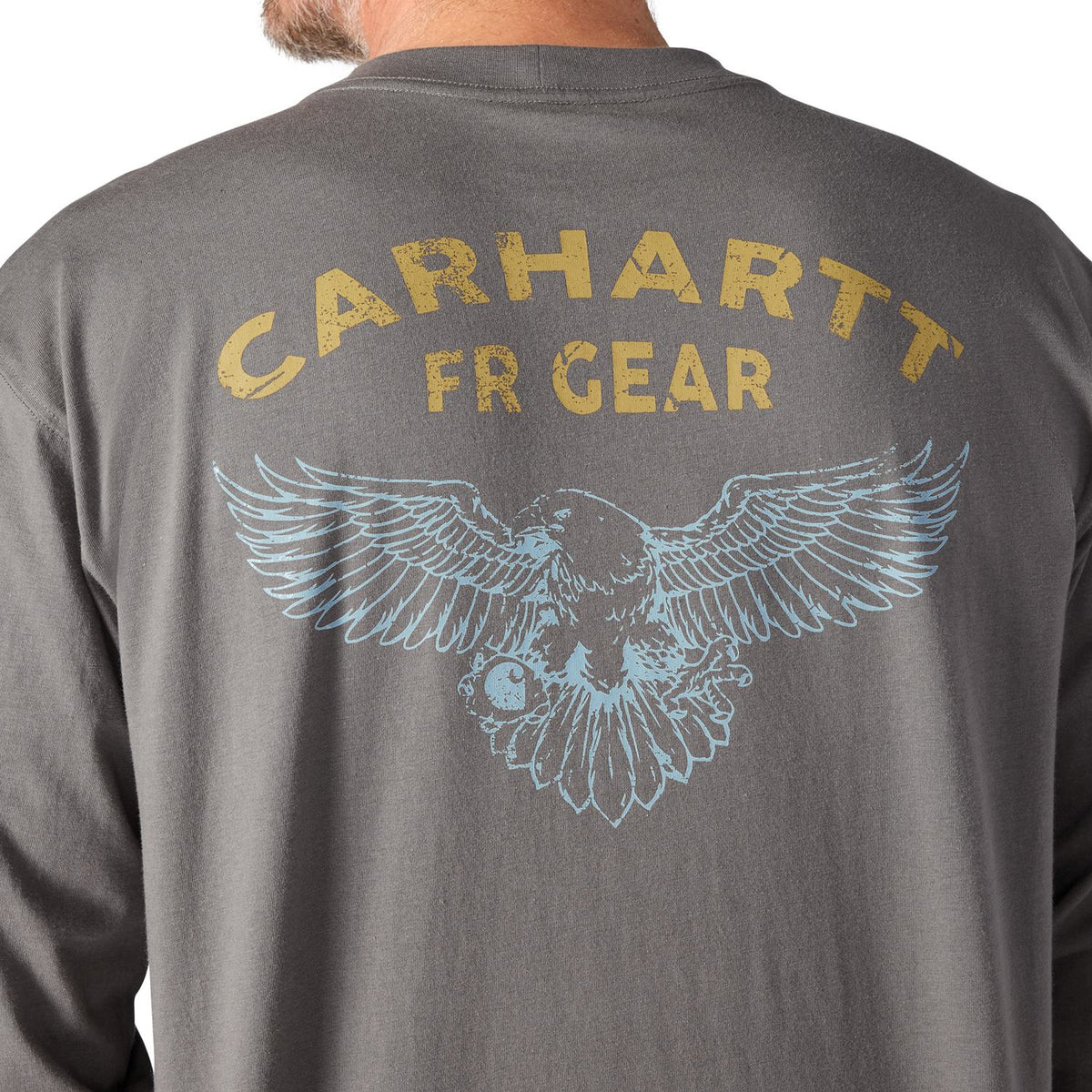 Carhartt Men's FR Force Irvine Loose Long Sleeve Eagle T-Shirt Long Sleeve T-Shirts Carhartt