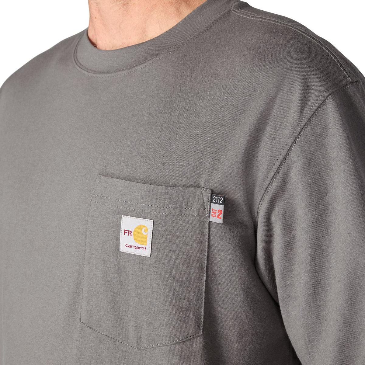 Carhartt Men's FR Force Irvine Loose Long Sleeve Eagle T-Shirt Long Sleeve T-Shirts Carhartt
