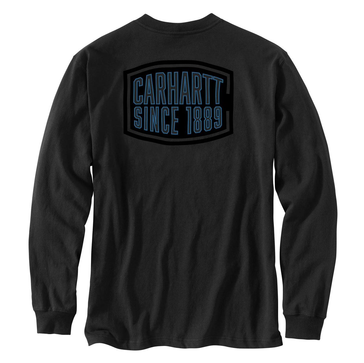 Carhartt Men's Loose Fit Heavyweight Long-Sleeve Pocket 1889 Graphic T-Shirt