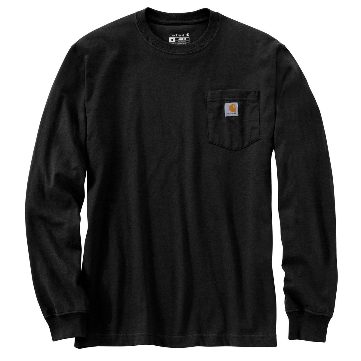 Carhartt Men's Loose Fit Heavyweight Long-Sleeve Pocket 1889 Graphic T-Shirt
