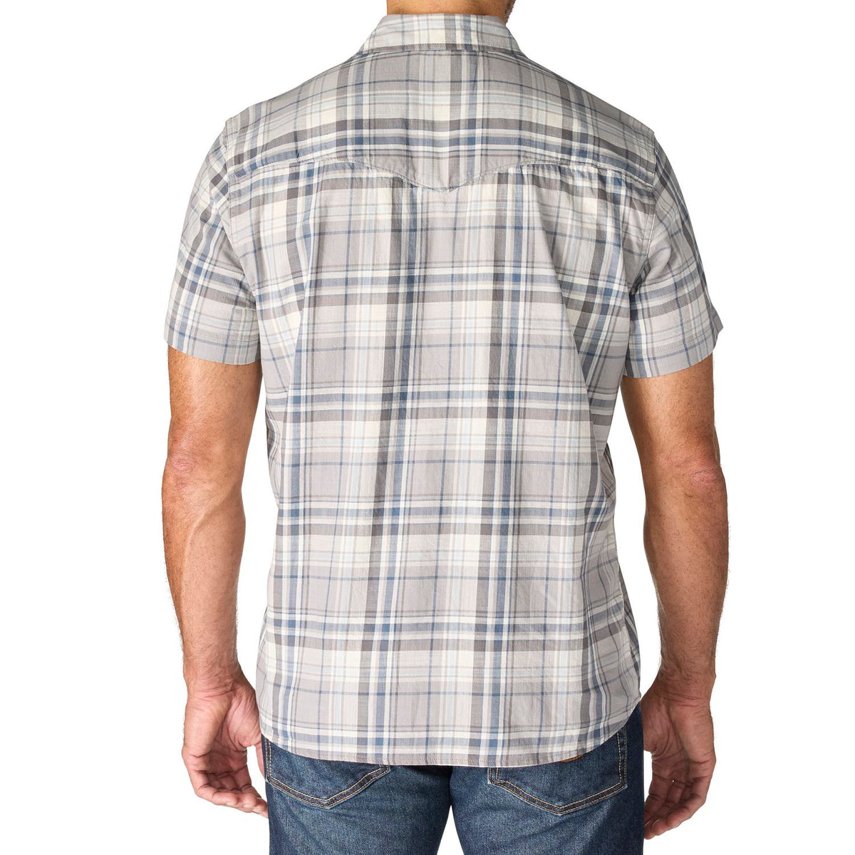 Carhartt Men's Montana Bozeman Relaxed Short Sleeve Plaid Shirt Work Shirts Carhartt