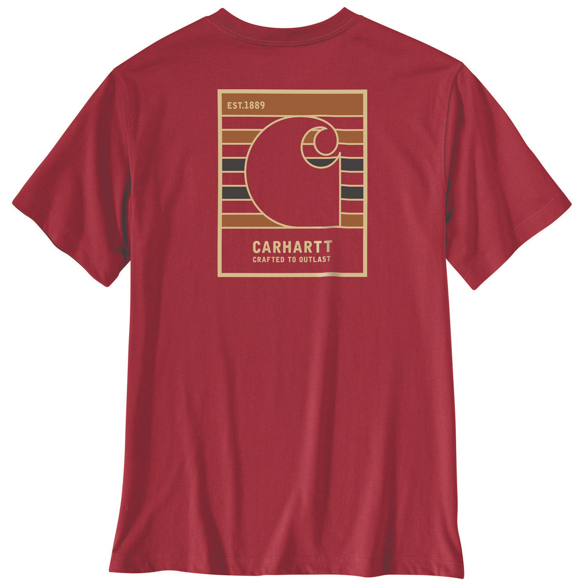Carhartt Men's Irvine Relaxed Outlast T-Shirt T-Shirts Carhartt Amber Terrain Heather 2XL Reg