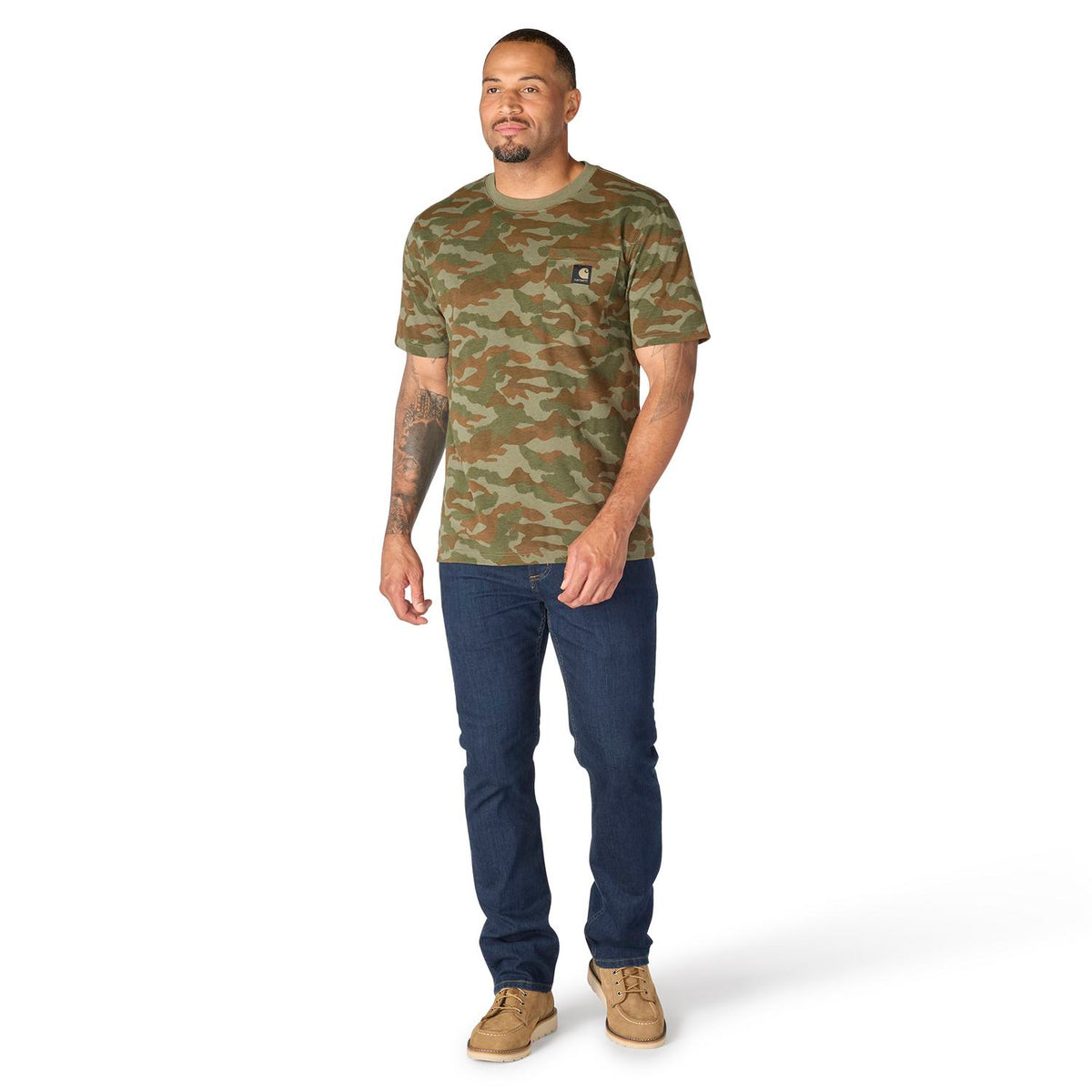 Carhartt Men's Irvine Relaxed Camo T-Shirt T-Shirts Carhartt
