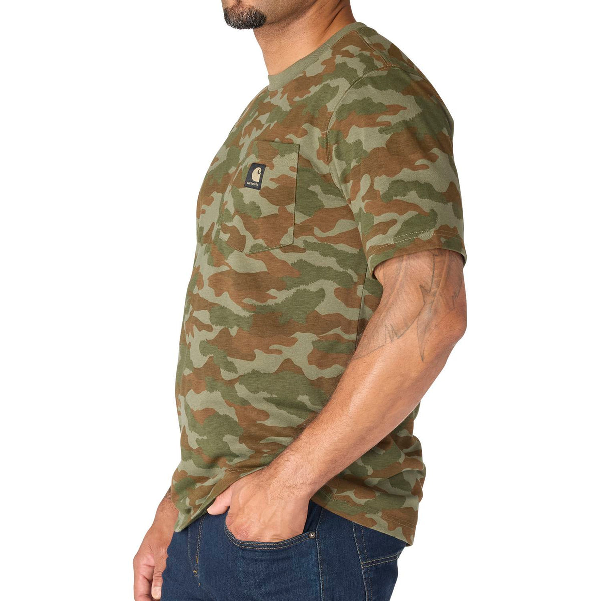 Carhartt Men's Irvine Relaxed Camo T-Shirt T-Shirts Carhartt