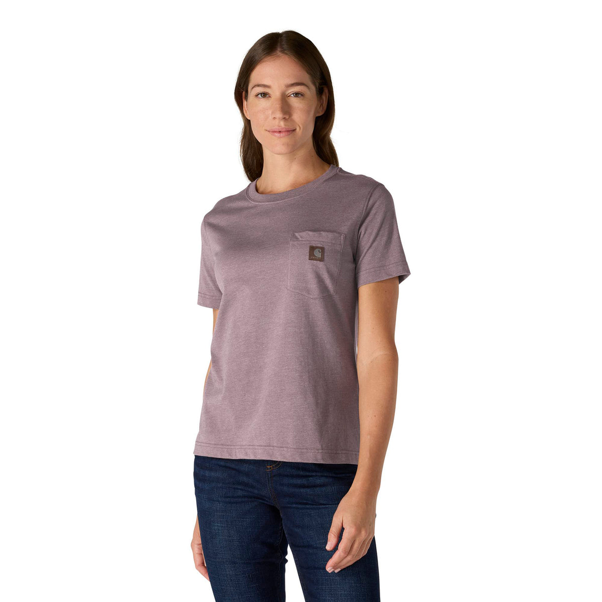 Carhartt Women's Relaxed Fit Lightweight Chest Pocket Short Sleeve T-Shirt T-Shirts Carhartt