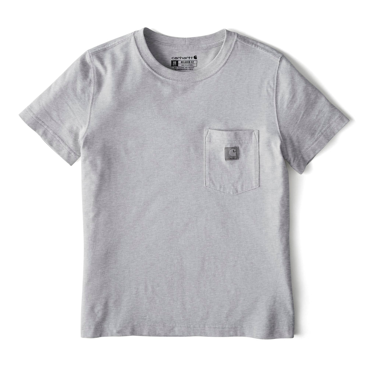 Carhartt Women's Relaxed Fit Lightweight Chest Pocket Short Sleeve T-Shirt T-Shirts Carhartt Heather Gray 2XL Reg