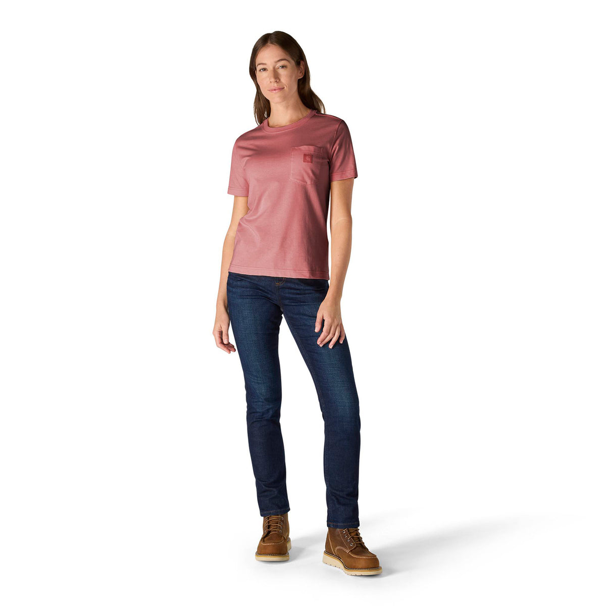 Carhartt Women's Relaxed Fit Lightweight Chest Pocket Short Sleeve T-Shirt T-Shirts Carhartt
