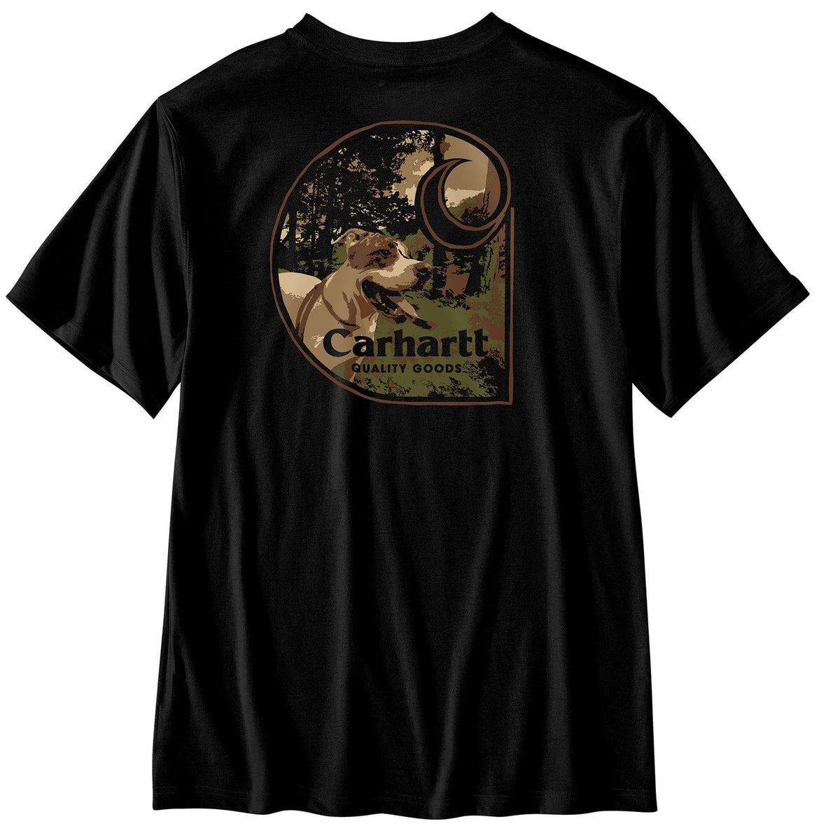 Carhartt Men's Irvine Relaxed Dog T-Shirt T-Shirts Carhartt Black 2XL Reg