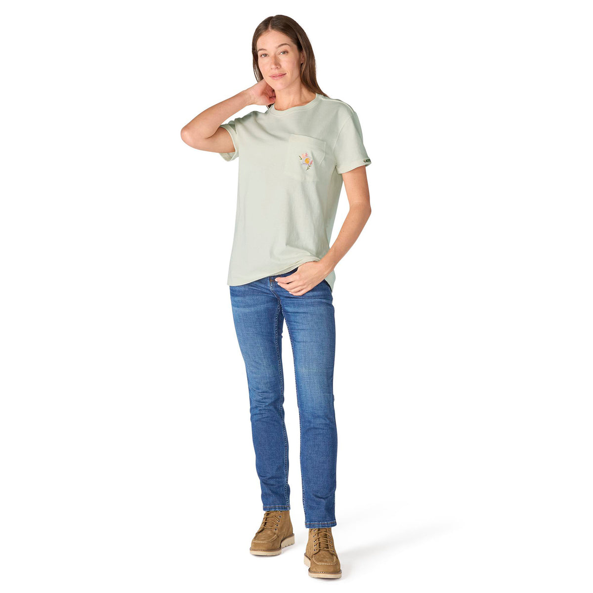 Carhartt Women's Dearborn Loose Floral Pocket T-Shirt T-Shirts Carhartt