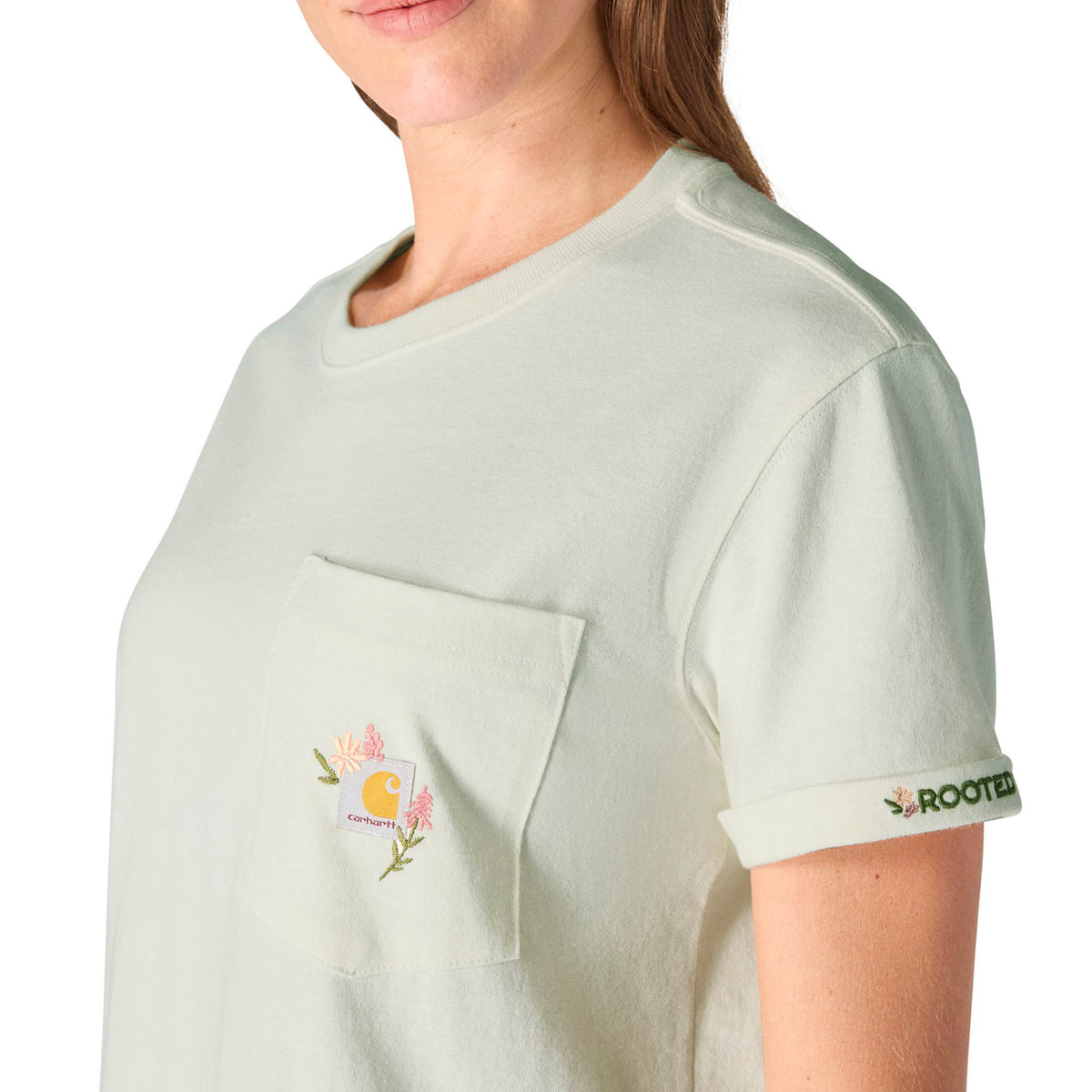 Carhartt Women's Dearborn Loose Floral Pocket T-Shirt T-Shirts Carhartt