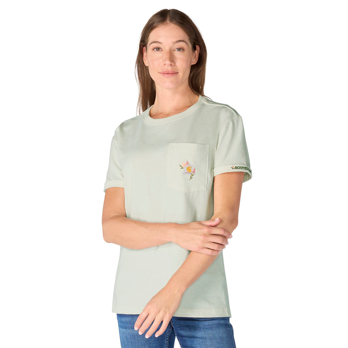 Carhartt Women's Dearborn Loose Floral Pocket T-Shirt T-Shirts Carhartt